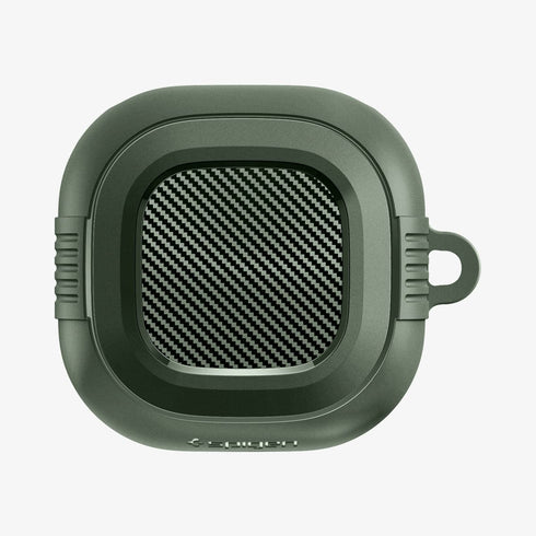 ASD01276 - Galaxy Buds 2 Pro / 2 / Pro / Live Case Rugged Armor in matte black showing the top